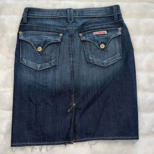 New without tags Hudson denim skirt with raw hem size 26